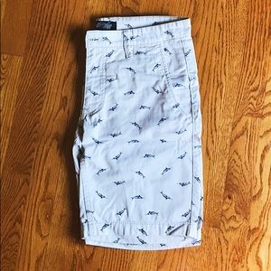 Size 29. Preppy khakis with navy marlins